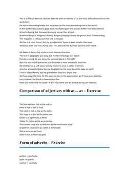 Adjective and Adverb Exercises | PDF | Language Arts & Discipline | Poetry