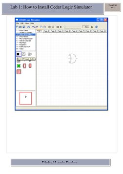 Cedar Logic Simulator Installation Guide | PDF | Digital Electronics ...