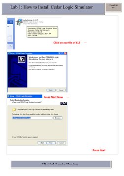 Cedar Logic Simulator Installation Guide | PDF | Digital Electronics ...