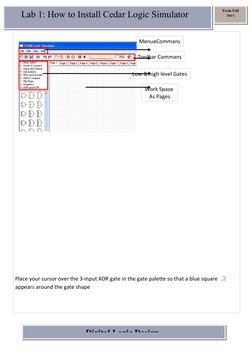 Cedar Logic Simulator Installation Guide | PDF | Digital Electronics ...