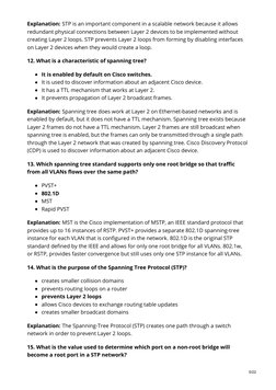 EtherChannel and STP Concepts Exam | PDF | Network Switch | Physical ...
