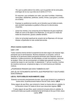 16), que su patria está en los cielos, que se guarden de los sensuales, 
enemigos de la cruz cuyo dios es el vientre (3:17-21