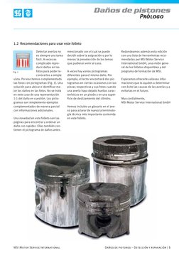 MSI Motor Service International 
Daños de pistones – Detección y reparación | 5
Daños de pistones
Prólogo
Detectar averías no