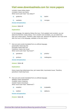 Visit www.downloadmela.com for more papers
Download More Aptitude Questions,Reasoning questions,Puzzles (http://downloadmela.