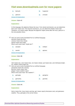 Visit www.downloadmela.com for more papers
Download More Aptitude Questions,Reasoning questions,Puzzles (http://downloadmela.