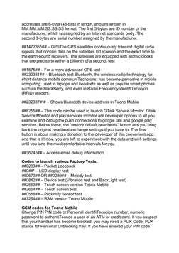 Techcodes Mobil Tecno Mobile Secret Codes Guide | PDF | Mobile Phones | Android ...