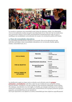 Tipos de comunidades educativas | PDF | Homo Sapiens | Institución
