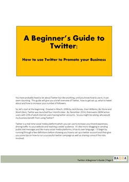 Twitter Basics for Beginners Guide | PDF | Websites | Human–Computer ...