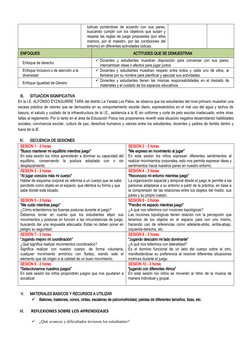 lúdicas poniéndose de acuerdo con sus pares,
buscando cumplir con los objetivos que surjan y
respeta las reglas de juego prop