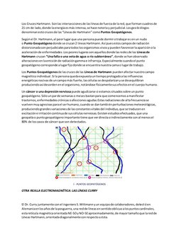 Los Cruces Hartmann. Son las intersecciones de las líneas de fuerza de la red, que forman cuadros de 
21 cm de lado, donde la