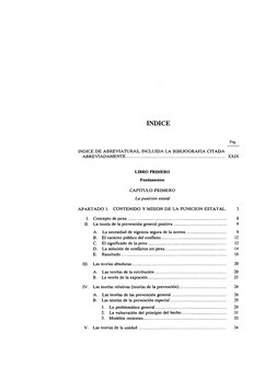 INDICE
INDICE DE ABREVIATURAS, INCLUIDA LA BIBLIOGRAFIA CITADA 
ABREVIADAMENTE...............................................