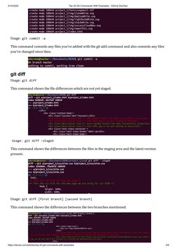 Top 20 Git Commands Explained | PDF | Information Technology Management ...