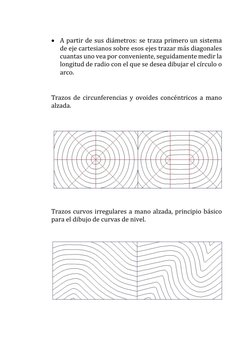  A partir de sus diámetros: se traza primero un sistema 
de eje cartesianos sobre esos ejes trazar más diagonales 
cua
