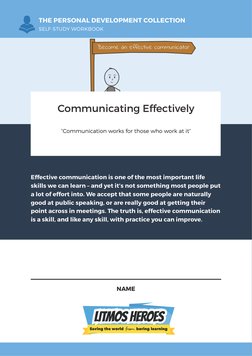 1
THE PERSONAL DEVELOPMENT COLLECTION
SELF-STUDY WORKBOOK
Effective communication is one of the most important life 
skills w