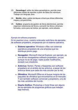 23.
GenealogyJ: editor de datos genealógicos, permite crear 
diferentes clases de reportes a partir de datos de individuos.