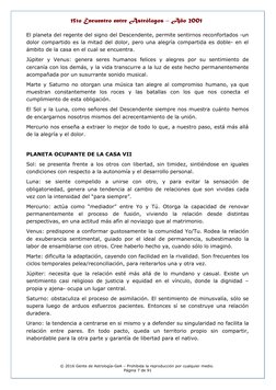 15to Encuentro entre Astrólogos – Año 2001
15to Encuentro entre Astrólogos – Año 2001
El planeta del regente del signo del De