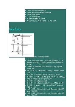 (https://lapparel.files.wordpress.com/2015/09/back_bodice.jpg)
1-4 = 5 ½ inches (14 cm)

2-5 = bust point height measure
