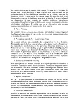 Un intento de replantear la esencia de la historia. Consiste de cinco niveles. El
primer nivel  es el  descriptivo, a este  n