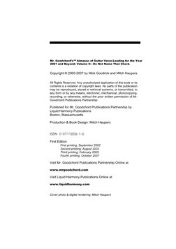 Almanac of Guitar Voice-Leading Vol. II - Mick Goodrick | PDF
