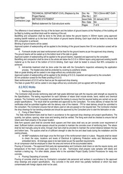 Method Statement for Sub-Structure Works | PDF | Deep Foundation | Concrete