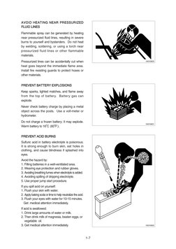 AVOID HEATING NEAR PRESSURIZED
FLUID LINES
Flammable spray can be generated by heating
near pressurized fluid lines, resultin