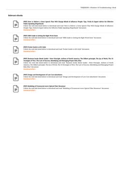 Windows 10 Troubleshooting Guide PDF | PDF | E Books | Windows 10