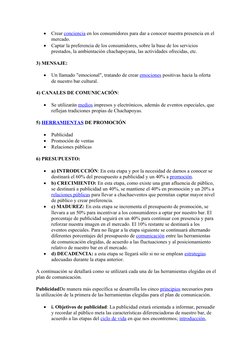 
Crear conciencia (http://www.monografias.com/trabajos11/estacon/estacon.shtml) en los consumidores para dar a conocer nuest