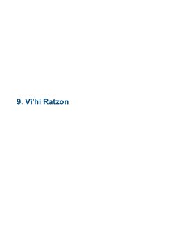9. Vi'hi Ratzon
