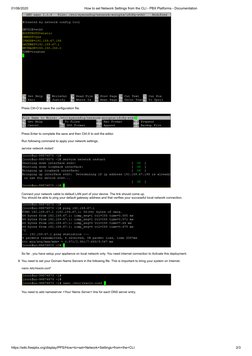 Configure FreePBX Network via CLI | PDF | Command Line Interface | Usb