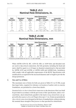 Minimum First Holes Distance Aisc AISC Slotted Hole Dimensions Guide | PDF | Screw | Metalworking