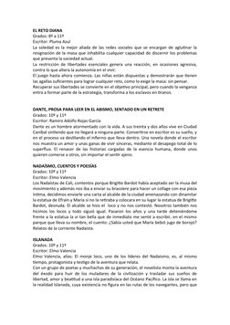 EL RETO DIANA 
Grados: 8º a 11º 
Escritor: Pluma Azul 
La soledad es la mejor aliada de las redes sociales que se encargan de