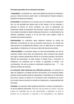 Principios de Evaluación Educativa | PDF | Evaluación | Aprendizaje