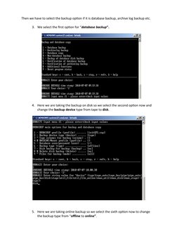 Backup and Restore with BRTOOLS Guide | PDF | Backup | Computer File