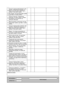 14
15
16
17
18
19
20
21
22
23
24
25
26
27
OBSERVACIONES:
RECHAZADA
RESPONSABLE
OPERATIVA
Conjunto rueda/neumáticodelantero, l