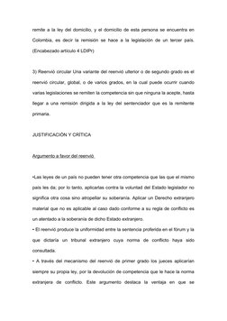 remite a la ley del domicilio, y el domicilio de esta persona se encuentra en
Colombia, es decir la remisión se hace a la leg