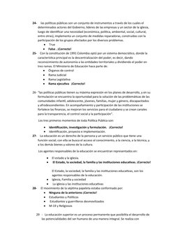 24-     las políticas públicas son un conjunto de instrumentos a través de los cuales el 
determinados actores del Gobierno,