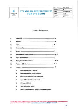 Tech ST 002 Standard Requirements For Ets Room Rev 08 2 | PDF