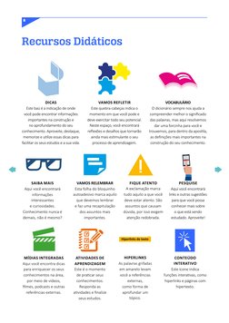 8
Recursos Didáticos
FIQUE ATENTO 
A exclamação marca 
tudo aquilo a que você 
deve estar atento. São 
assuntos que causam 
d