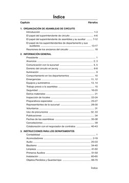 1.ORGANIZA ORGANIZACICIÓNNDE DEA ASAMBLEASAMBLEASSDE DECIR CIRCUITCUITOOIntr
Introoducciducciónn ............................