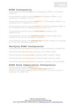 ITRoute Training & Certification 
Suite 1, Level 4, 491 Kent Street, Sydney, NSW 2000 
Phone: 02 92627088 Mobile: 0406 825