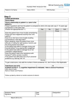 GPCOG Cognitive Assessment Tool | PDF | Cognitive Science | Cognition