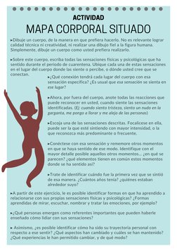 Mapa Corporal de Emociones para Niños | PDF | Relaciones personales ...