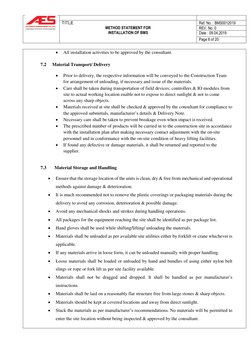 Method Statement For Installation of BMS M Tower PDF | PDF | Electrical ...