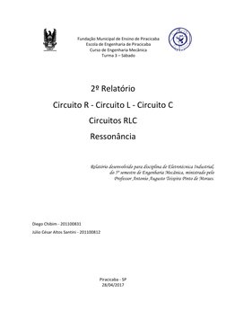 1 
 
 
C 
 
 
Fundação Municipal de Ensino de Piracicaba 
Escola de Engenharia de Piracicaba 
Curso de Engenharia Mecânica 
T