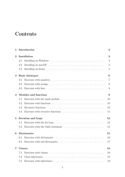 Contents
1
Introduction
2
2
Installation
3
2.1
Installing on Windows
. . . . . . . . . . . . . . . . . . . . . . . . . . . .