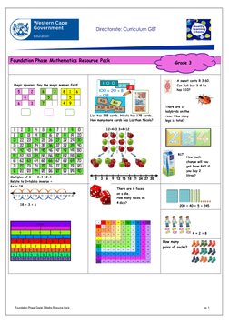 Grade 3 Term 2 Maths Resource Pack | PDF | Numbers | Multiplication