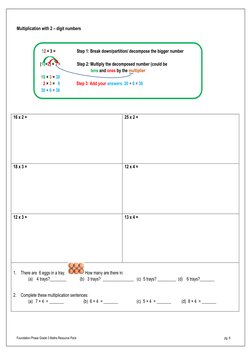 Grade 3 Term 2 Maths Resource Pack | PDF | Numbers | Multiplication