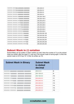 11111111.11111000.00000000.00000000
255.248.0.0
11111111.11111100.00000000.00000000
255.252.0.0
11111111.11111110.00000000.00