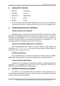 GOBIERNO REGIONAL PUNO 
 
                                           MEMORIA DE CALCULO DE LA CUBERTURA METALICA DEL ESTADIO