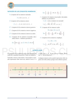 -4
-3
-2
-1
0
1
2
3
4
- ∞
+ ∞
↑
↑
↑
↑
↑
↑
↑
__
__
1
-π -2,8
-√2
- ––
0,5
√3
π
3
NOTACIÓN DE LOS CONJUNTOS NUMÉRICOS
!: Conjun